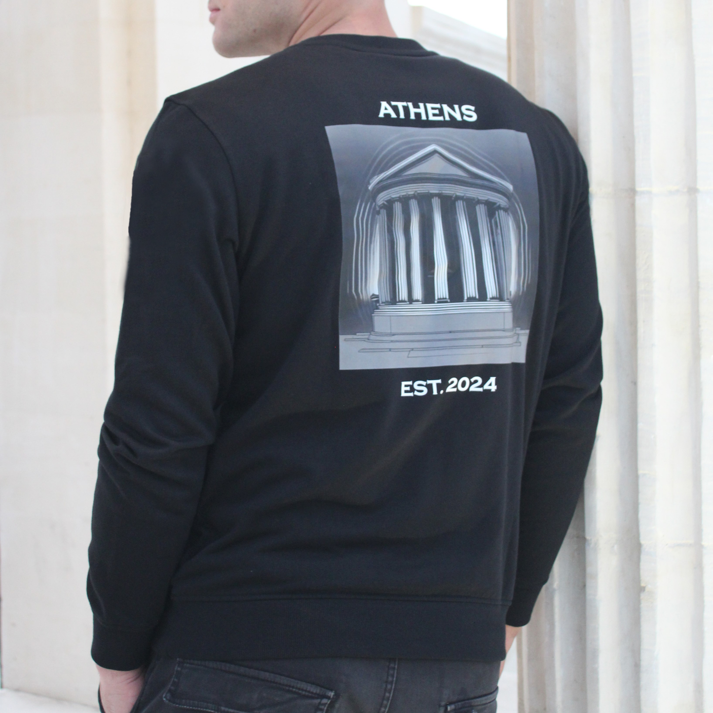 black-sweatshirt-parthenon-back-two